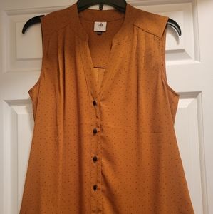 (SOLD) Cabi Dotty Top - Size S - 3988